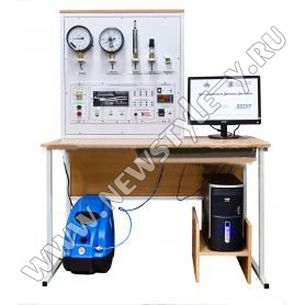 Типовой комплект учебного оборудования "Система автоматического управления давления", исполнение стендовое компьютерное, САУ-Д-СК