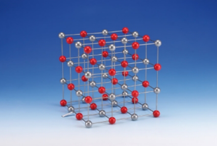 Модель кристаллической решетки хлорида натрия