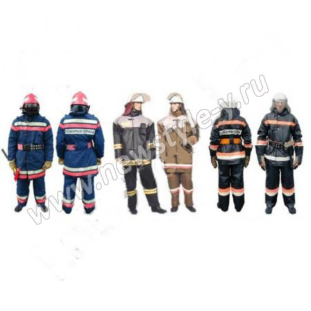 Стенд-тренажер "Обмундирование пожарных. Боевая одежда"