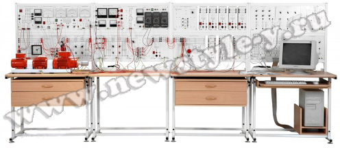 Модель одномашинной электрической системы с асинхронизированным синхронным генератором ЭЭ1-АСГ-С-К (стендовое исполнение, компьютеризованная версия)