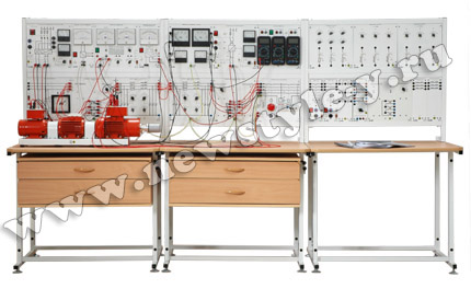 Модель одномашинной электрической системы ЭЭ2-Б-С-Р (стендовое исполнение, ручная версия)