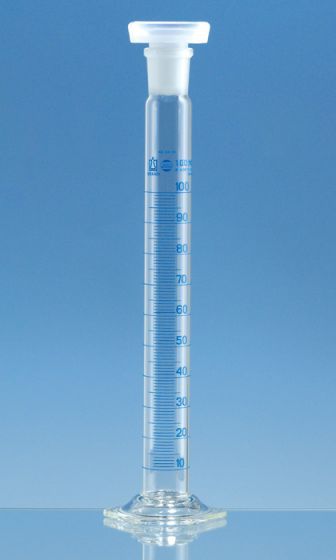 Смесительный цилиндр, высокая форма, BLAUBRAND®, Boro 3.3, класс A, DE-M