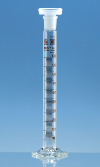 Смесительный цилиндр, высокая форма, SILBERBRAND ETERNA, Boro 3.3, класс B