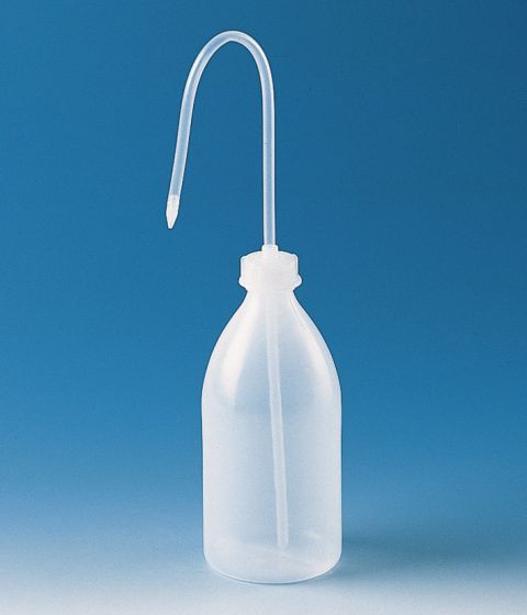 Промывочная бутылка, PE-LD, узкое горлышко BRAND