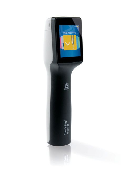 Шаговая пипетка-степпер с сенсорным экраном HandyStep® Touch S, DE-M